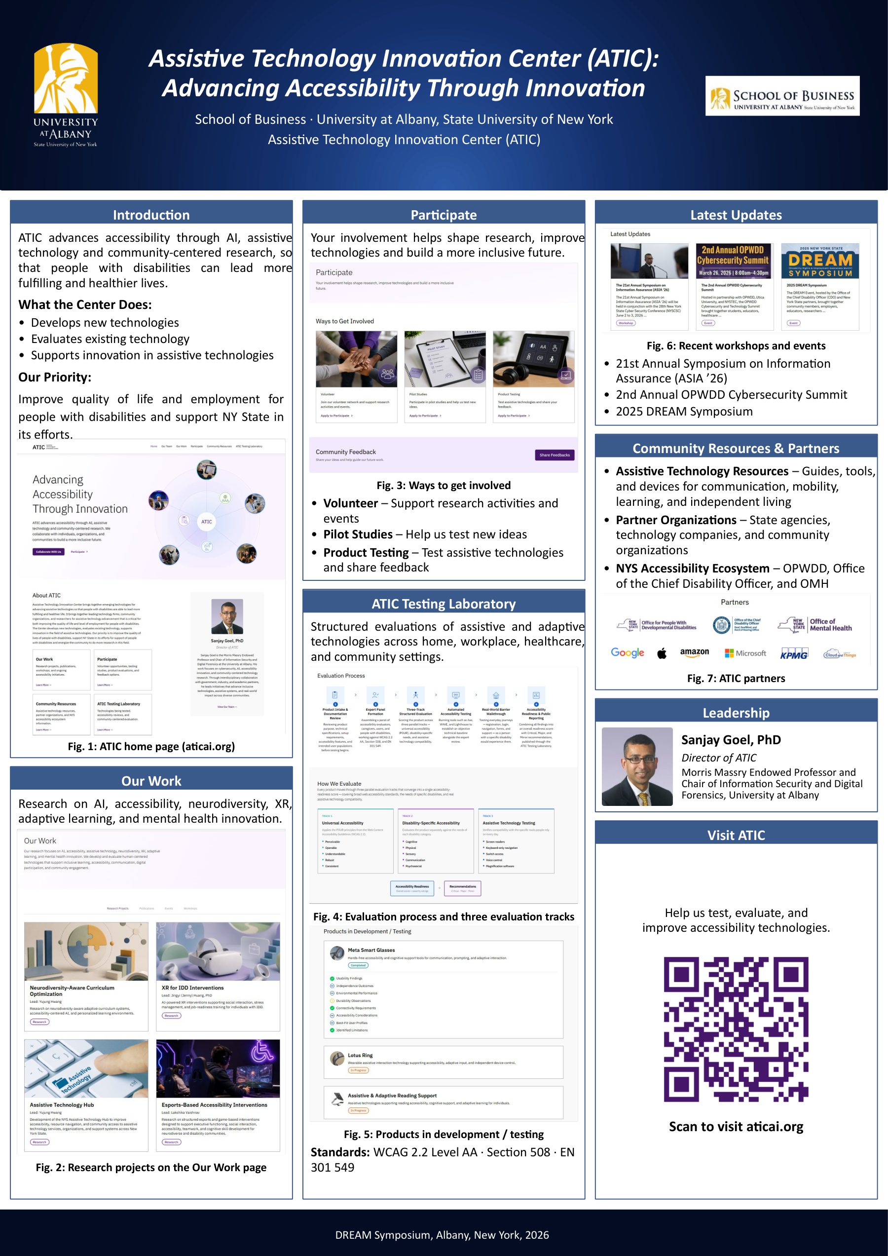 Research poster: Assistive Technology Innovation Center (ATIC): Advancing Accessibility Through Innovation